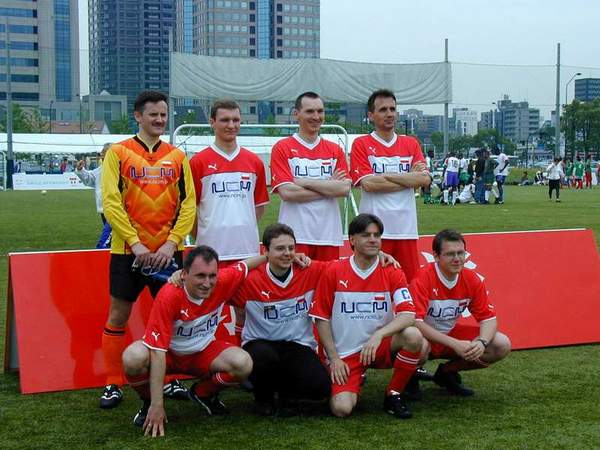 Polska reprezentacja na 2002 Futsal World Cup in Yokohama 11 maja 2002